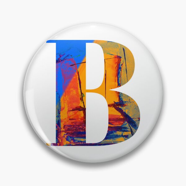 Item preview, Colorful Abstract Letter B T-Shirt Art designed and sold by CoolGTees.