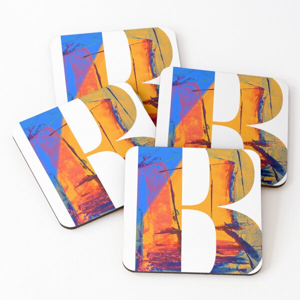 Item preview, Colorful Abstract Letter B T-Shirt Art designed and sold by CoolGTees.