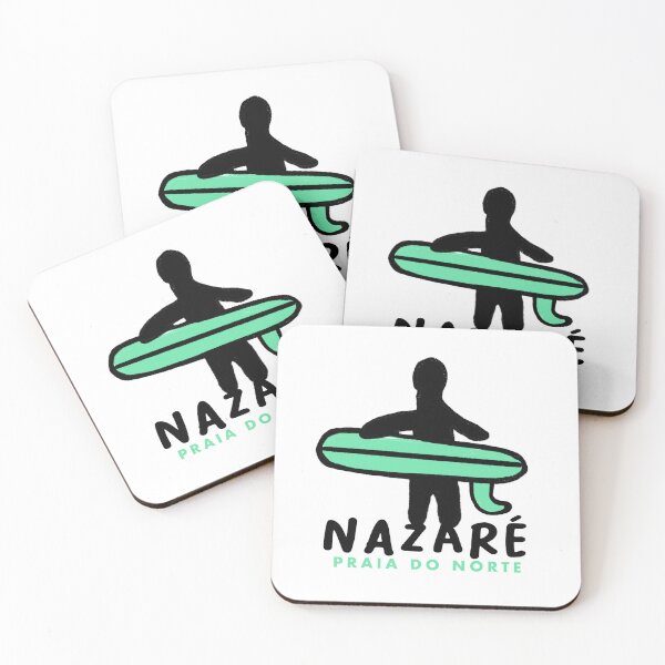 Item preview, Nazaré Praia do Norte Surfer – Minimal Hand Drawn Big Wave Surf Illustration from Portugal designed and sold by Tropical Blood.