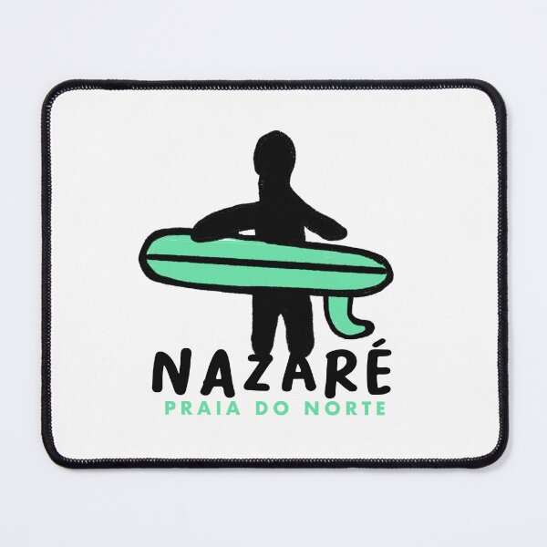 Item preview, Nazaré Praia do Norte Surfer – Minimal Hand Drawn Big Wave Surf Illustration from Portugal designed and sold by Tropical Blood.