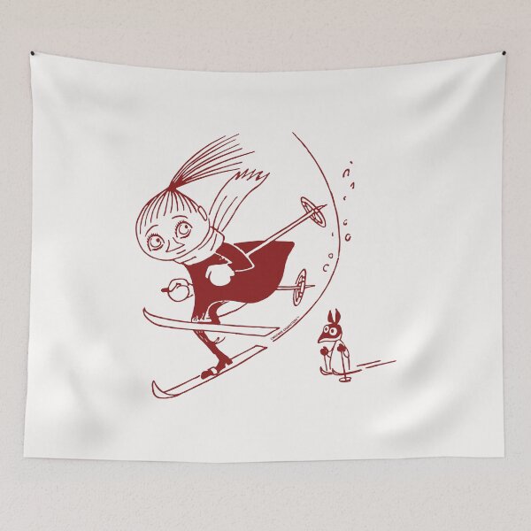 Item preview, Red Mymble Skiing Winter Games Sports designed and sold by MoominStore.
