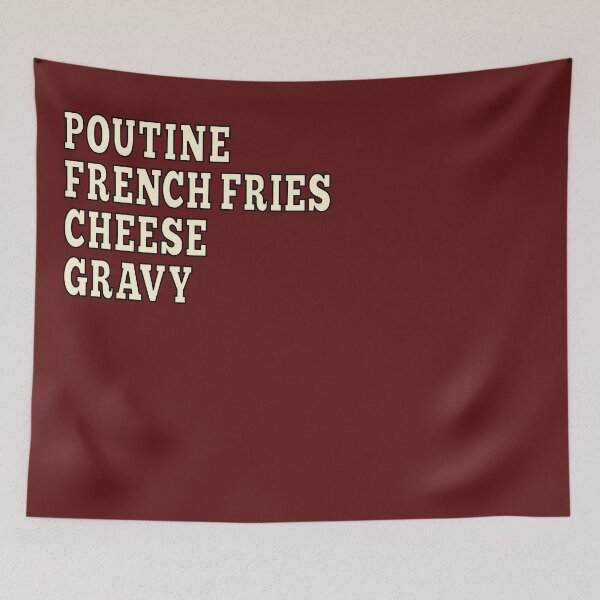 Item preview, Poutine French Fries Canada designed and sold by minimalartstory.