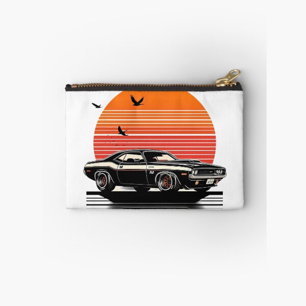 Item preview, Retro Sunset Muscle Car Vintage Illustration Art designed and sold by DrawDrip.