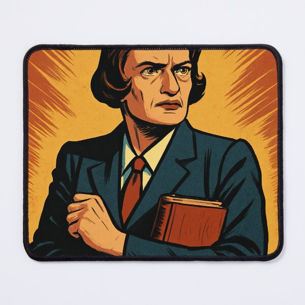 Item preview, Ayn Rand | Comics style - Cartoon designed and sold by ComicsFactory.