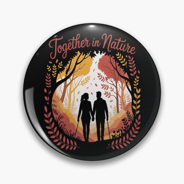 Item preview, Together In Nature A Journey Of Hearts Hiking Outdoors designed and sold by brinbotty.