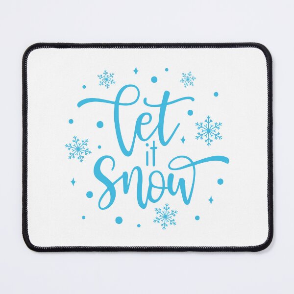 Item preview, let It Snow - Winter Saying designed and sold by Julza Art.