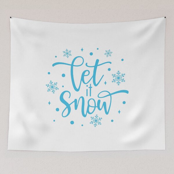 Item preview, let It Snow - Winter Saying designed and sold by Julza Art.
