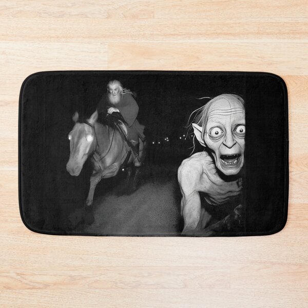Item preview, Gandalf Chasing Gollum Funny Hobbit Meme designed and sold by DebbieEganCo.