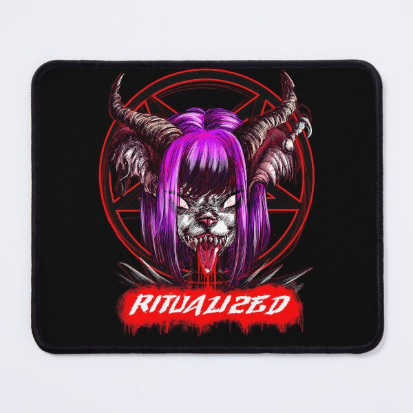 Item preview, Satanic Withcy Demon Goth Furry Mouse Girl Ritualized designed and sold by GrotsqMachine.
