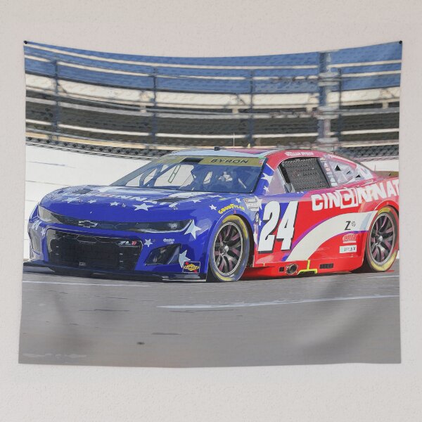 Item preview, William Byron in his 2025 Nascar Cupcar watercolor designed and sold by Rodissimus1984.