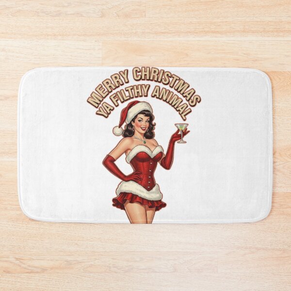 Item preview, Merry Christmas Ya Filthy Animal- Funny Christmas  designed and sold by FitEnvy.