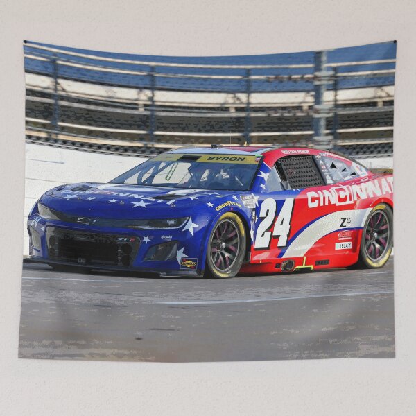Item preview, William Byron in his 2025 Nascar Cupcar abstract designed and sold by Rodissimus1984.