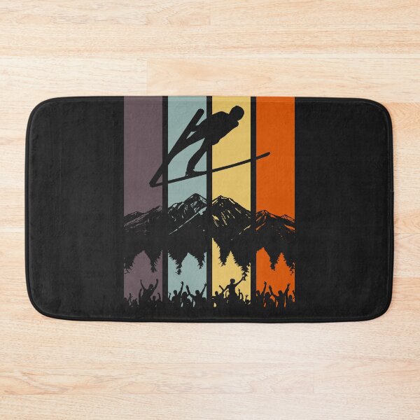 Item preview, Ski Jumping Retro  designed and sold by Anniko Art Studio.