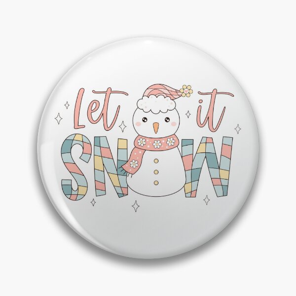 Item preview, Let It Snow - Retro Christmas Snowman Design designed and sold by Julza Art.