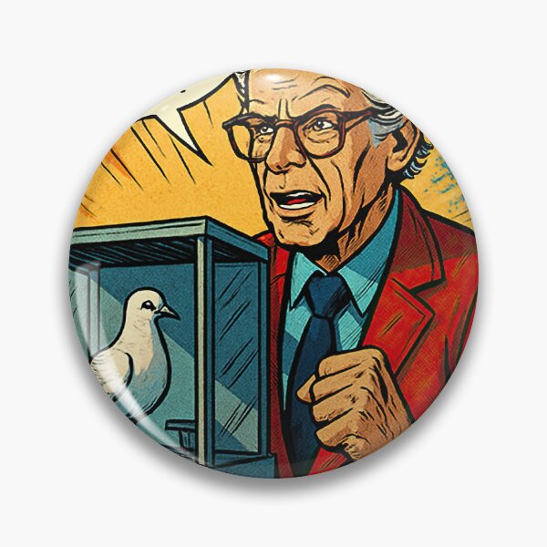 Item preview, B.F. Skinner | Comics style - Cartoon designed and sold by ComicsFactory.