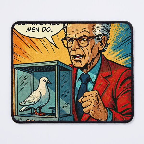 Item preview, B.F. Skinner | Comics style - Cartoon designed and sold by ComicsFactory.