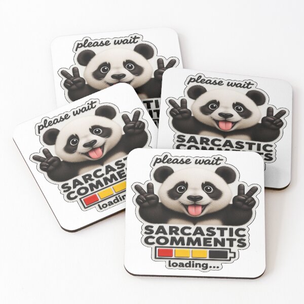 Item preview, Realistic High-Quality Sarcastic Panda Sticker with Loading Battery Design designed and sold by ARTCREATESHOP.
