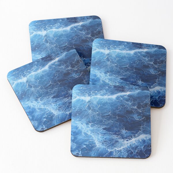 Item preview, Deep Blue Sea Ocean Waves Spray Deep Sea Saltwater Fish designed and sold by G-M-Designs.