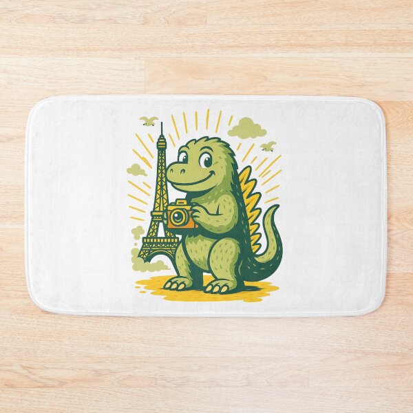 Item preview, Cute Retro Monster in Paris designed and sold by NatureStyle555.