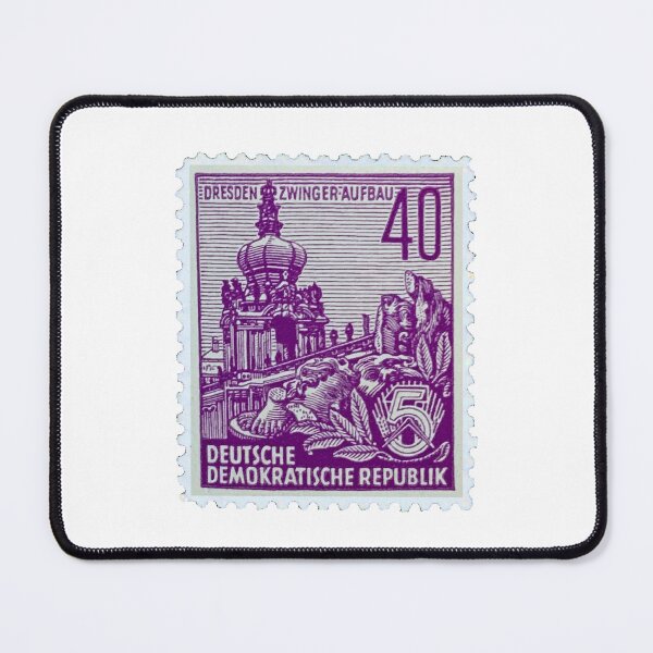 Item preview, Vintage East German Purple 40 Marks Postage Stamp designed and sold by red-amber65.