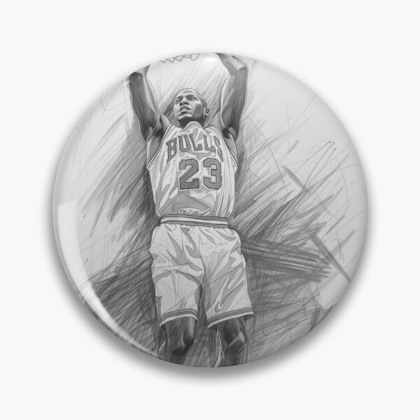Item preview, "Michael Jordan Slam Dunk Sketch"   designed and sold by AG Clothing Shop.