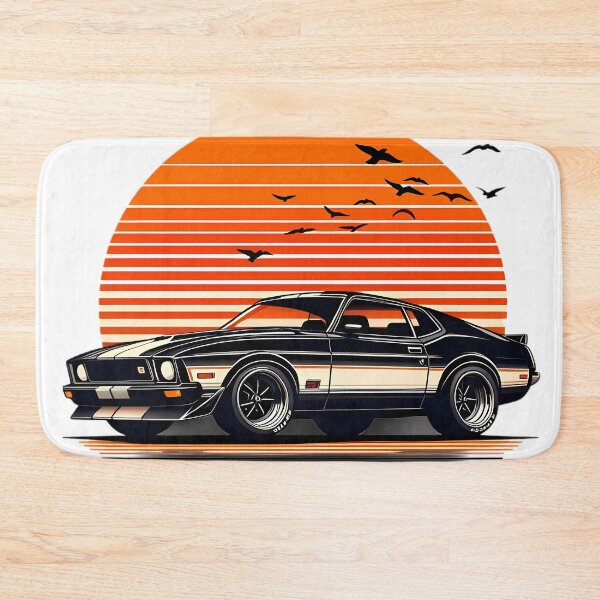 Item preview, Retro Sports Car Sunset Vintage Illustration Art designed and sold by DrawDrip.