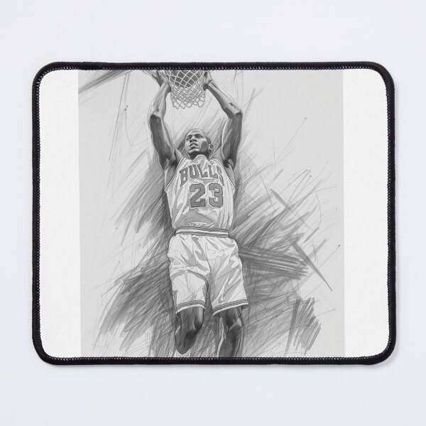 Item preview, "Michael Jordan Slam Dunk Sketch" designed and sold by AG Clothing Shop.