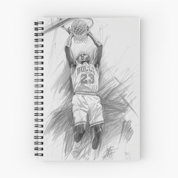 Item preview, "Michael Jordan Slam Dunk Sketch"   designed and sold by AG Clothing Shop.