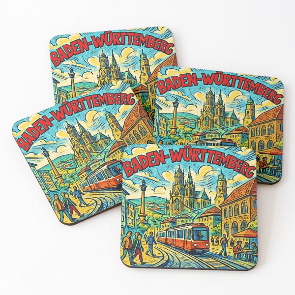 Item preview, Baden-Württemberg, city | Comics style - Cartoon designed and sold by ComicsFactory.