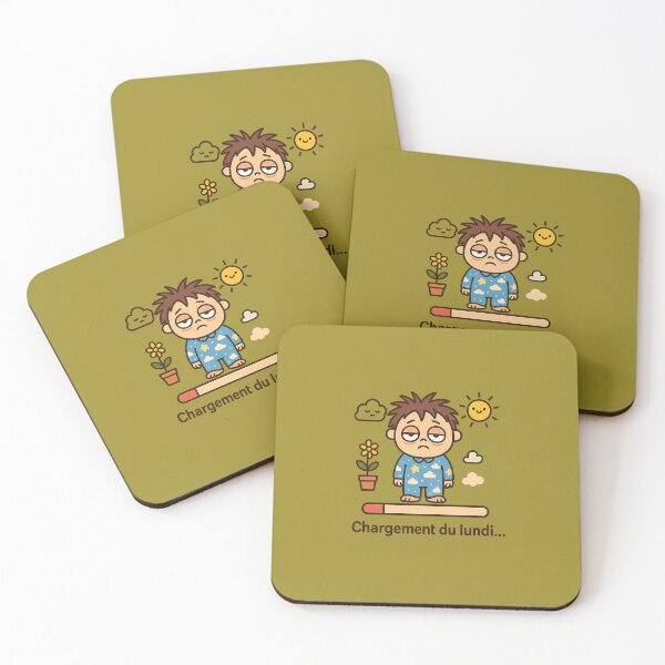 Item preview, Monday Loading – Sleepy Cartoon Mood designed and sold by Jebehlo.