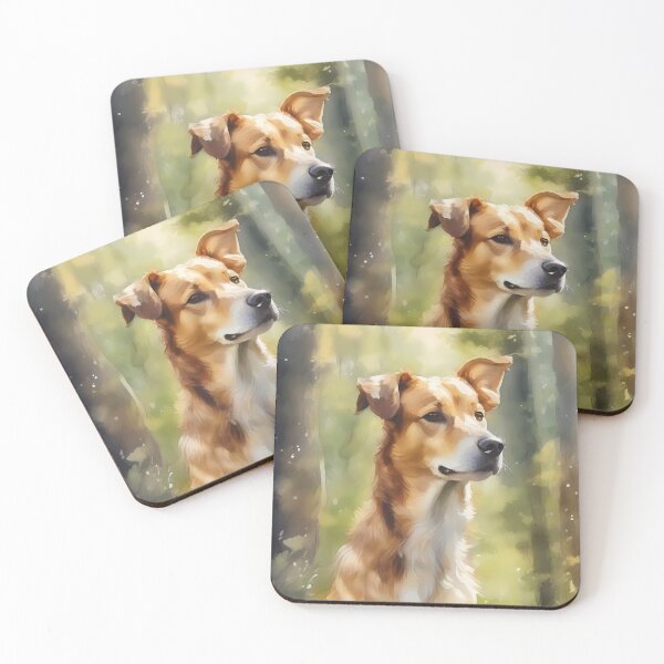 Item preview, Dog in Sunny Forest designed and sold by CalmnessbyChoice.