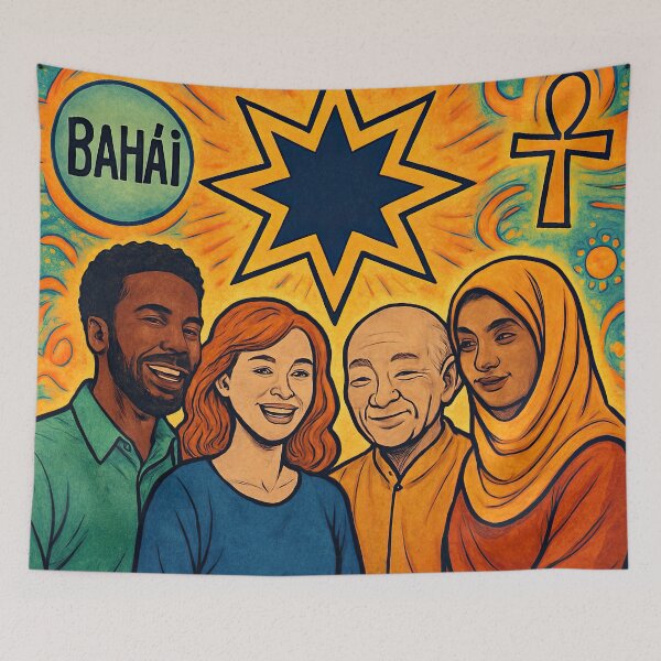 Item preview, Baháʼí Faith | Comics style - Cartoon designed and sold by ComicsFactory.