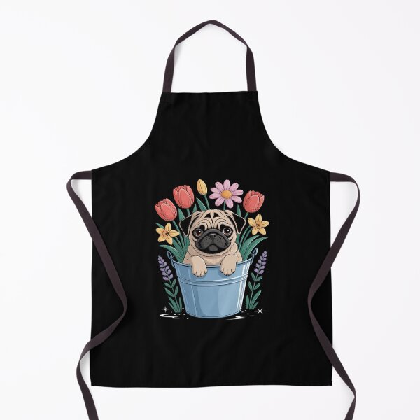 Item preview, Spring Floral Pug - Dog Owner Pet Trainer Animal Puppy Lover Men Women Kids designed and sold by PowAcademy.