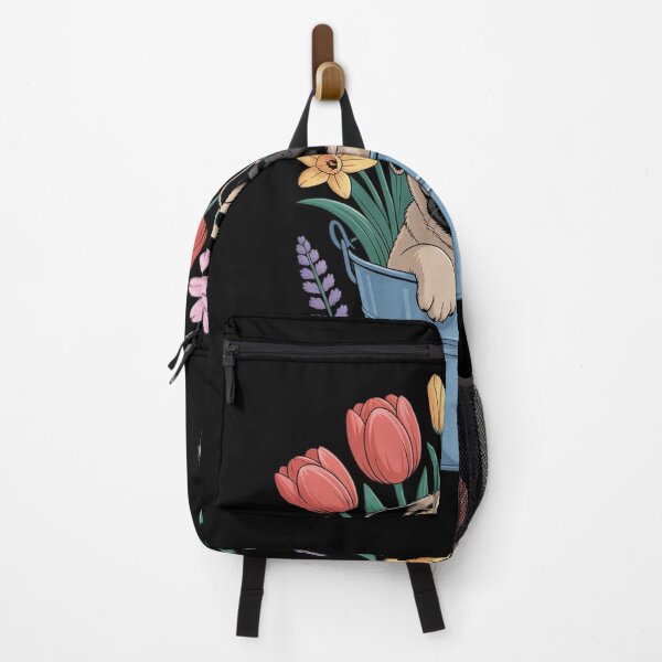 Item preview, Spring Floral Pug - Dog Owner Pet Trainer Animal Puppy Lover Men Women Kids designed and sold by PowAcademy.