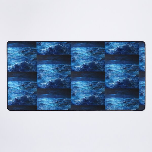Item preview, Deep Blue Sea Ocean Waves Spray Deep Sea Saltwater World Oceans designed and sold by G-M-Designs.