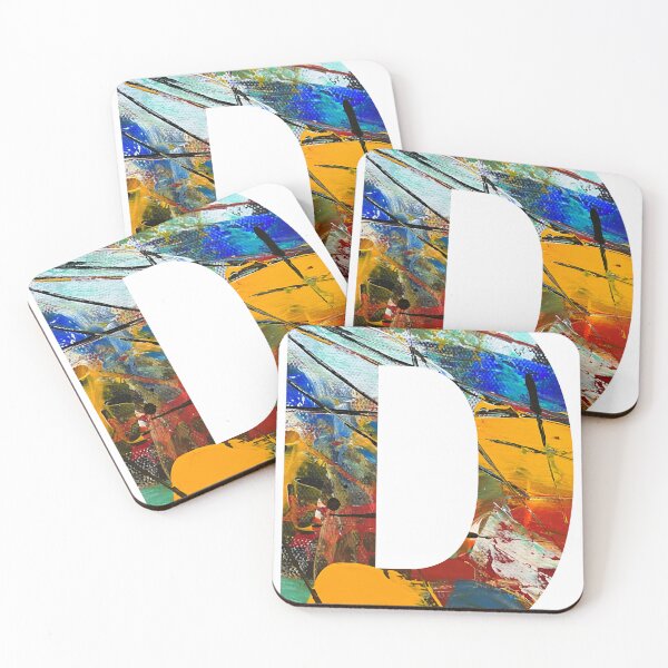 Item preview, Colorful Abstract Letter D T-Shirt Art designed and sold by CoolGTees.