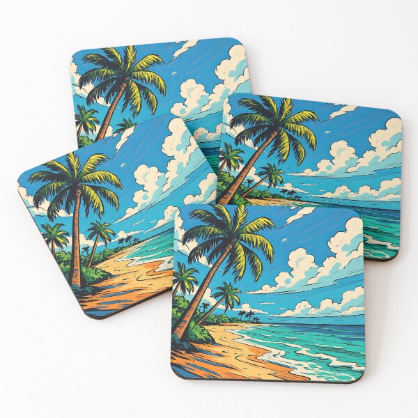 Item preview, Bahamas landscape | Comics style - Cartoon designed and sold by ComicsFactory.