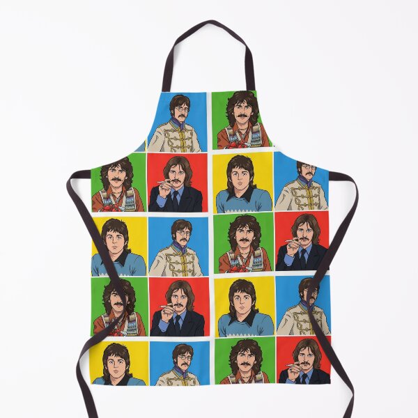 Item preview, The Beatles Cartoon Portraits designed and sold by MattBStickers.
