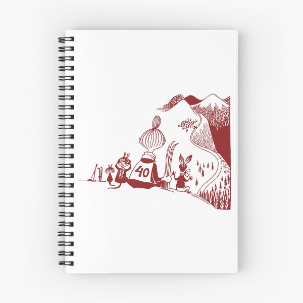 Item preview, Red Mymble & Co Skiing Moomin Winter Games Sports designed and sold by MoominStore.