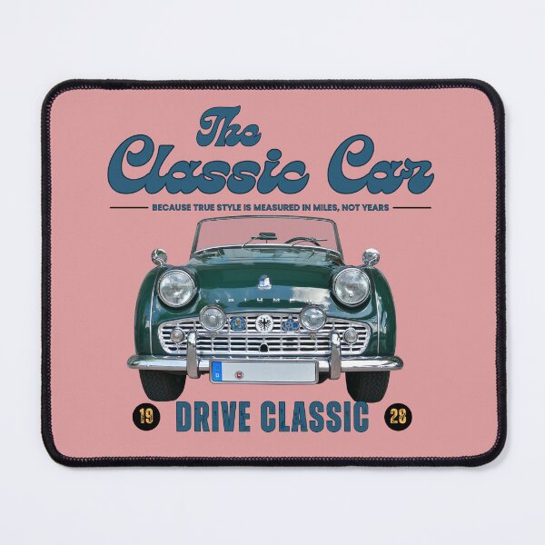 Item preview, Classic Car Vintage Triumph Design | Retro Auto Enthusiast T-Shirt | Drive Classic Car Lover Gift designed and sold by MUKUND FASHION DESIGN.