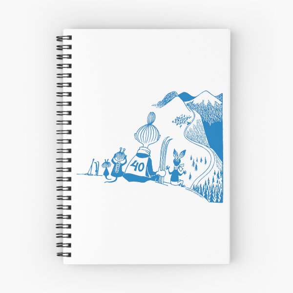 Item preview, Blue Mymble & Co Skiing Moomin Winter Games Sports designed and sold by MoominStore.