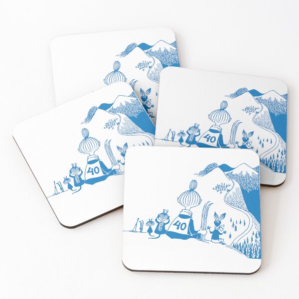 Item preview, Blue Mymble & Co Skiing Moomin Winter Games Sports designed and sold by MoominStore.