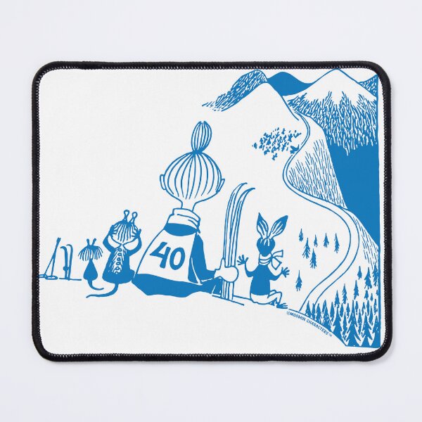 Item preview, Blue Mymble & Co Skiing Moomin Winter Games Sports designed and sold by MoominStore.