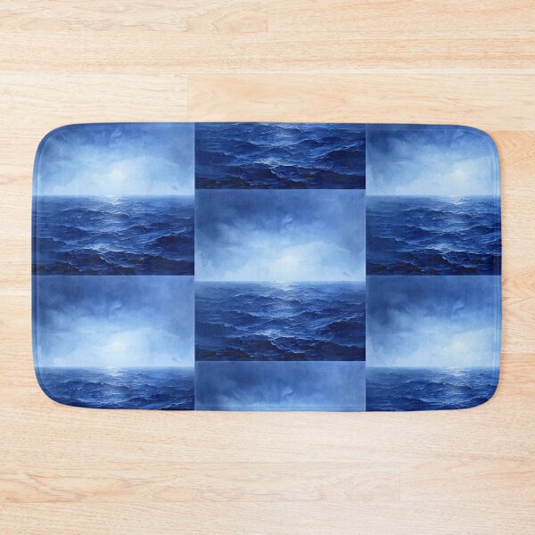 Item preview, Deep Blue Sea Ocean Waves Spray Deep Sea Saltwater World Oceans designed and sold by G-M-Designs.
