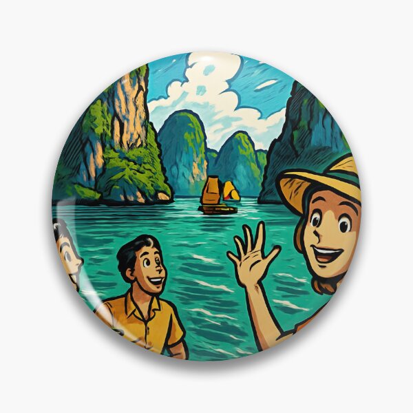 Item preview, Bai Tu Long Bay, Vietnam | Comics style - Cartoon designed and sold by ComicsFactory.
