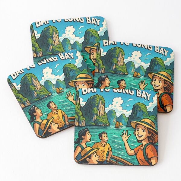 Item preview, Bai Tu Long Bay, Vietnam | Comics style - Cartoon designed and sold by ComicsFactory.