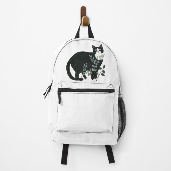Item preview, Tuxedo Cat with house plants designed and sold by xiao xuans.