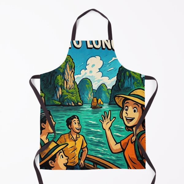 Item preview, Bai Tu Long Bay, Vietnam | Comics style - Cartoon designed and sold by ComicsFactory.