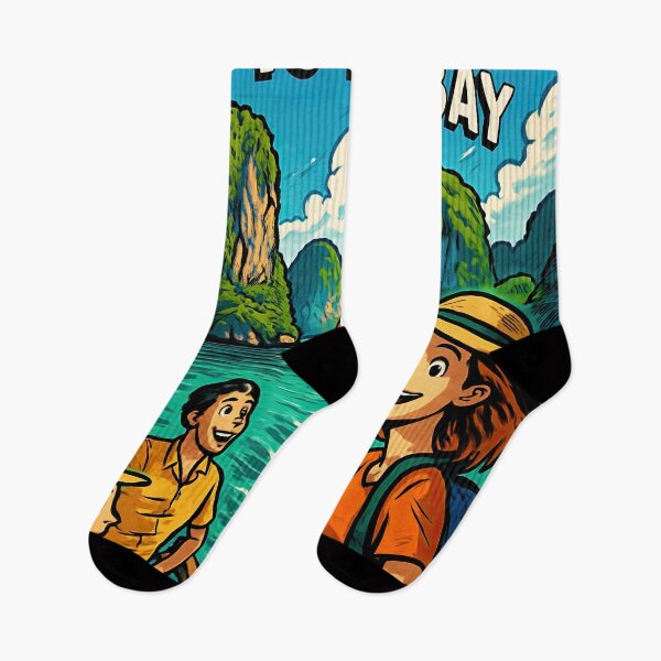 Item preview, Bai Tu Long Bay, Vietnam | Comics style - Cartoon designed and sold by ComicsFactory.