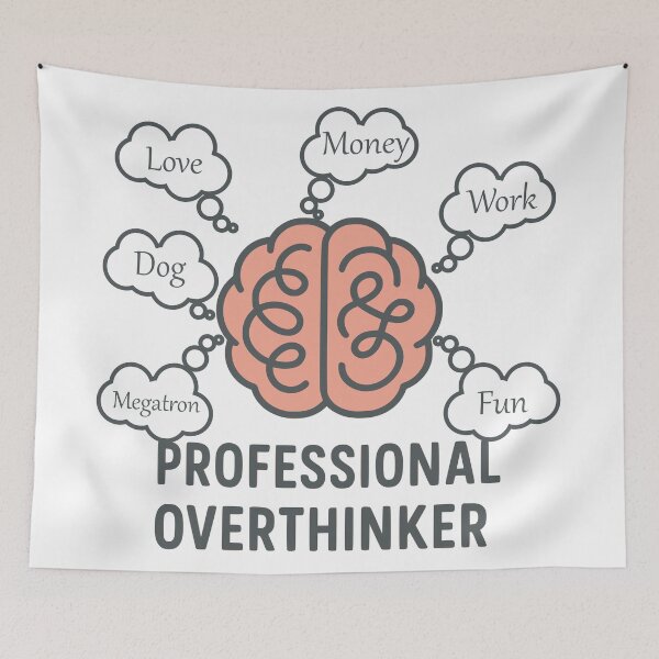 Item preview, Professional Overthinker designed and sold by Ghost-Aakash488.